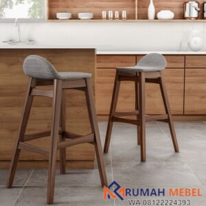 Kursi Bar Kayu Jati Model Minimalis