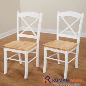 Kursi Cafe Sederhana Warna Putih