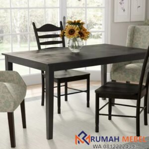 Meja Makan Cafe Minimalis 4 Kursi