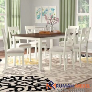 Set Meja Makan 6 Kursi Model Minimalis