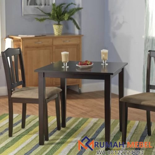Set Meja Makan 2 Kursi Minimalis