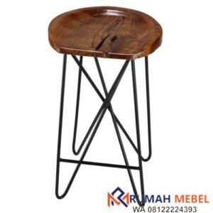 Kursi Bar Besi Rustic Charmant
