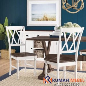 Kursi Makan Ashwel Warna Putih