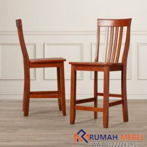 Kursi Bar Minimalis Kayu Jati Haslingde