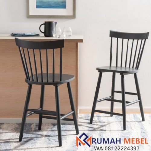 Kursi Bar Kayu Cromartie