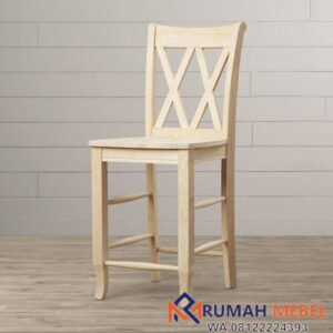 Kursi Bar Kayu Lynn Counter