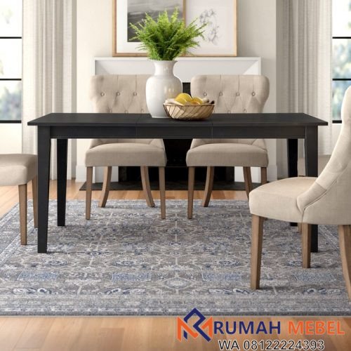 Meja Cafe Kayu Minimalis Ferryhill 6 Orang