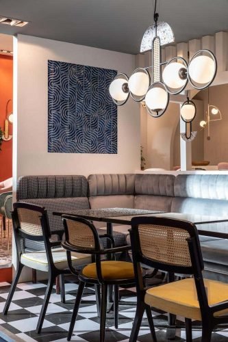 Kursi Minimalis Cafe Karl With Arms