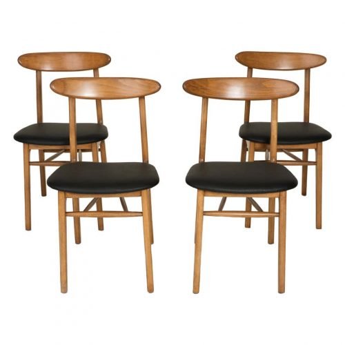 Kursi Cafe Black Leather