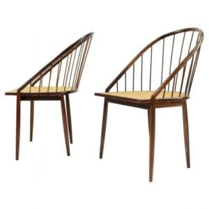 Kursi Kayu Cafe Minimalis Curva