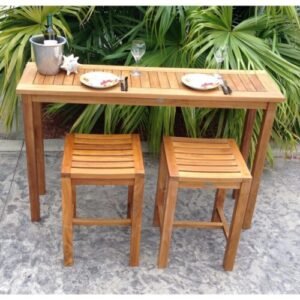 Bangku Bar Kayu Minimalis Monica