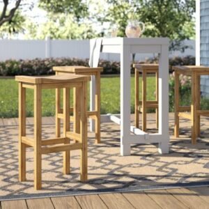 Bangku Bar Minimalis Harlon Jati