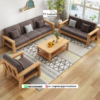Set Kursi Sofa Kayu Minimalis Scandi dari CV. Luqman Jaya Furniture