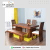 Set Meja Makan Jati Minimalis dengan Desain Modern
