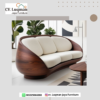 Shell Sofa Kayu Jati Modern Premium