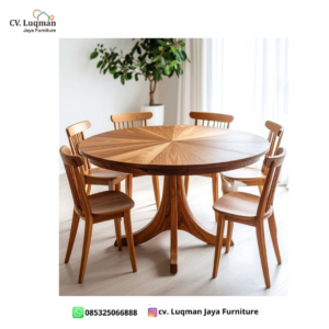 Set Meja Makan Minimalis - Kualitas Premium