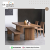 Eksklusif! Dining Set Minimalis Modern Material Kayu Jati Pilihan