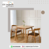 Jual Set Meja Makan Minimalis Kayu Jati Karya Jepara