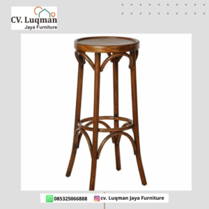 Bar Stool Kayu Jati Premium Khas Jepara