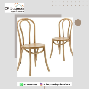 Kursi Cafe Sandaran Lengkung