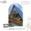 Rumah Segitiga Kayu Jati