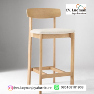 Kursi Bar Kayu Premium