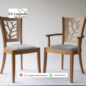 Kursi Makan Motif Ranting Produksi Jepara