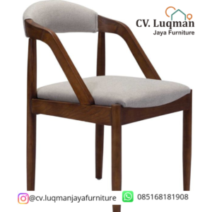 Kursi Makan Minimalis Jok Kain Elegan