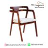 KURSI ARMCHAIR KAYU JATI MINIMALIS
