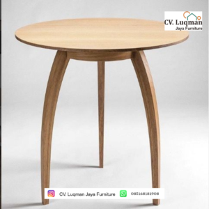 Meja Cafe Minimalis Kayu Jati dari CV. Luqman Jaya Furniture